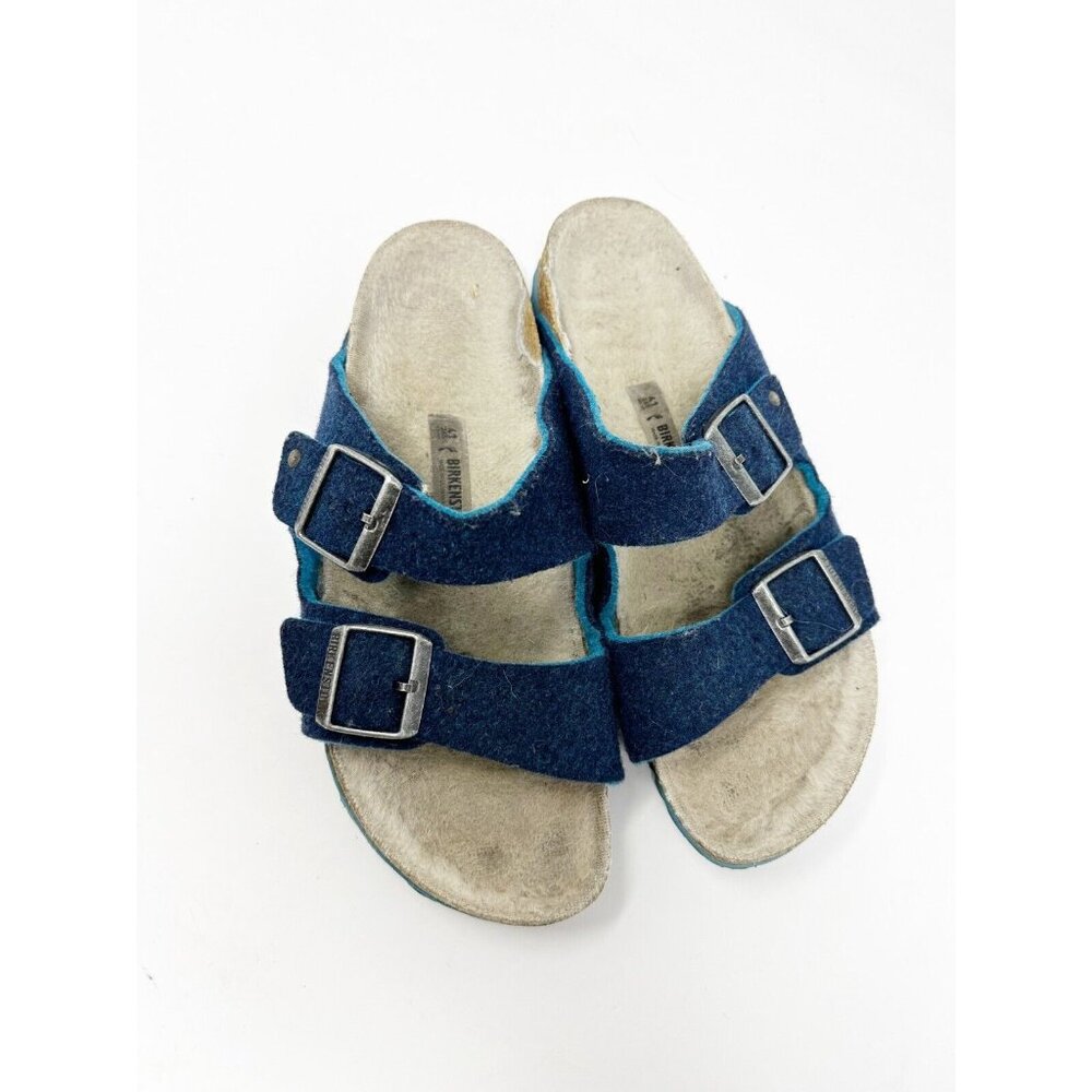 Birkenstock Blue Double Strap Sandals - Picture 7 of 9